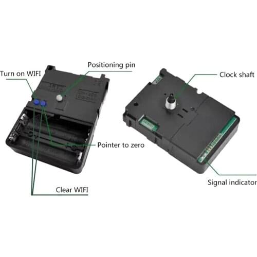 DIY Smart Wifi Clock Movement Automatic Time Adjustment Mute Movement Kits Home Clocks Decorations Accessory