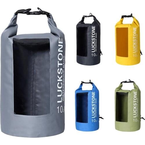 Durable 500D PVC 10L Waterproof Dry Bag Outdoor Sport Hiking Swimming Rafting Sailing Kayak Canoe for Water Sports
