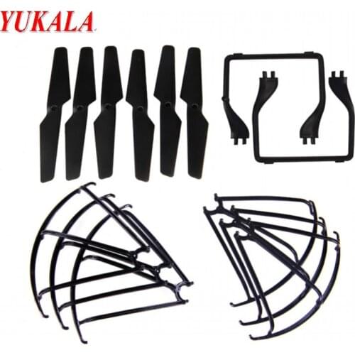 YUKALA X600 spare parts original protect guard 6pcs + rotor blades 6pcs + landing gear 2pcs 14pcs/lot Free shipping
