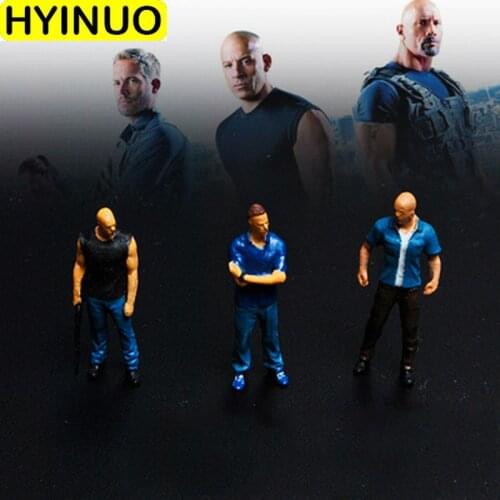 1:18 1:64 Vin Diesel Dominic Toretto car model scene decoration Accessories figure doll resin PVC movie character figure Model