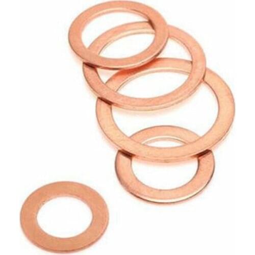 10pcs M6/M8/M10/M12/M14 Motorcycle ATV Brake Fuel Seal Copper Crush Washer