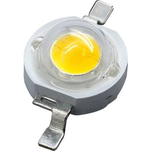 10pcs per lot Real Full Watt 3W High Power LED lamp Bulb Diodes SMD 110-120LM LEDs Chip warm white For 3W - 18W Spot light