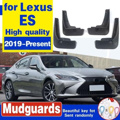 4pcs Car Styling ABS Mud Flaps Splash Guard Mudguard Mudflaps Fenders Perfector For Lexus ES 2019-Present External Decoration