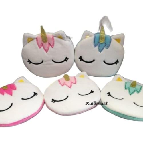 Mix Colors New Horse Plush Purse , 10CM Approx. Kids Plush Coin Bag , Plush Coin Pouch