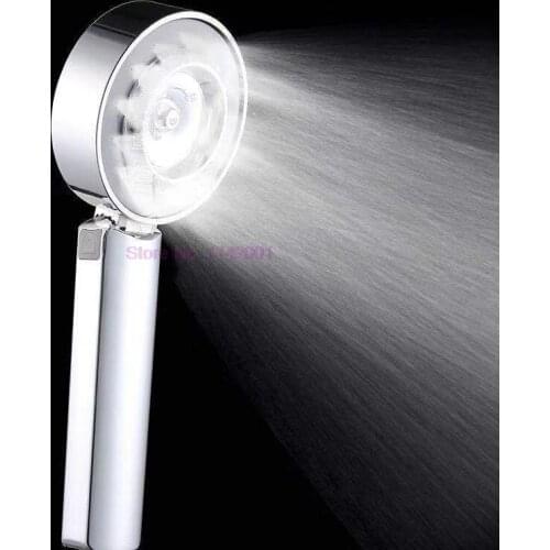 50pcs High Pressure Double-side Shower Head Sprinkler Effluent Multi-function Flower Handheld Bathroom Hand-held Shower Head