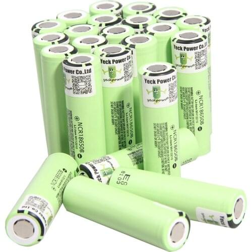 20 pcs 18650 rechargeable battery li-ion ncr18650b lithium batteries 3400mah 3.7V Moscow Warehouse Fast delivery 18650 charger