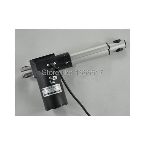 Free ship 8 inch(200mm) stroke linear actuator max 1320LBS(6000N) 12V DC CE/ROSE high quality ne