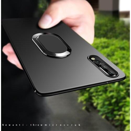 For Huawei P40 P30 P20 Pro Lite Nova 4E 3E Mate 30 20 5T Honor Case360 Rotating Finger Ring Phone Cover Magnet Holder Funda