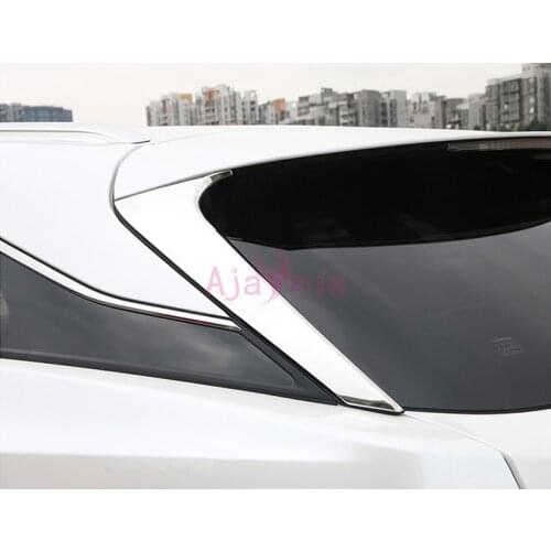 Door Sills 2016-2017 Stainless Steel Rear Window Glass Moulding Trims Car Styling for Lexus RX 450h 350 270 Accessories