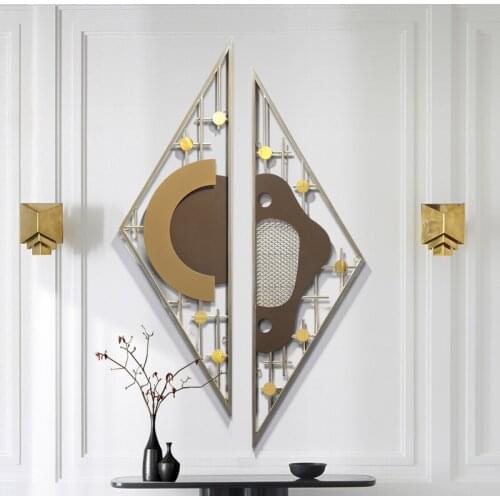 European Wrought iIron Ornaments Wall Hangings Accessories Home Livingroom Wall Mural Crafts Porch Lobby Wall Sticker Decoration