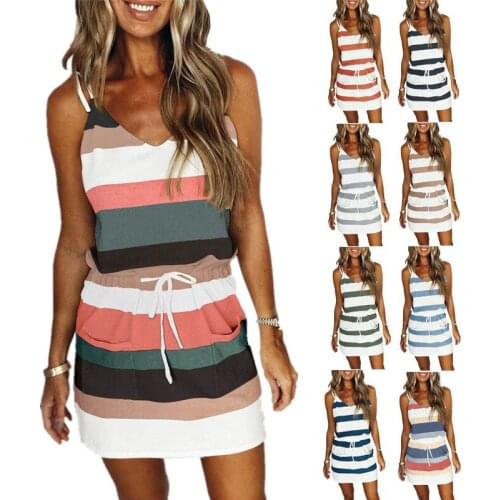 HAOLONGHAN Wide Summer Dresses