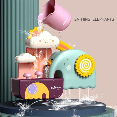 Bath Toys Pipeline Water Spray Shower Game Elephant Bath Baby Toy for Children Swimming Bathroom Bathing Shower Kids Toy