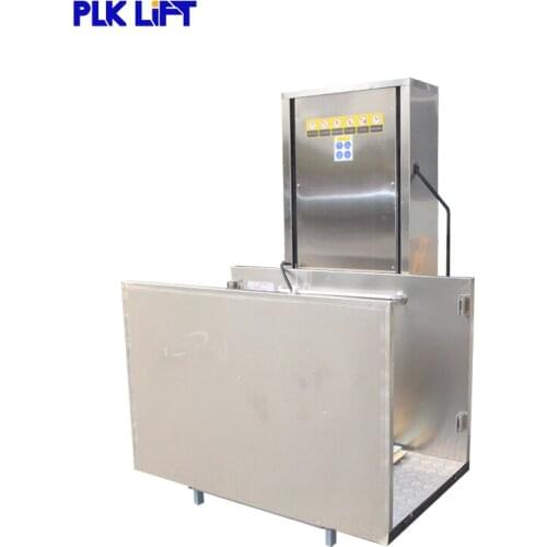 1m-10m customized Stainless steel wheelchair lift for elderly and disabled people