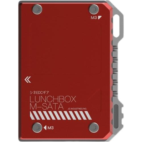 Heat Dissipation Hard Disk Enclosure Box NINJA V for mSATS to SATA Aluminum Alloy for Atomos Ninja V 5" 4K Recording Monitor