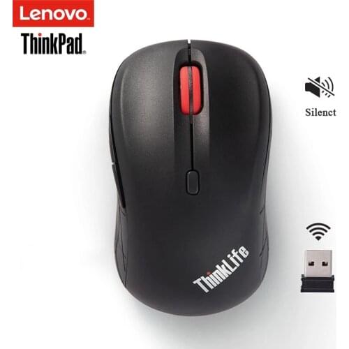 Lenovo Thinklife WLM200 Wireless Mini Computer Mouse USB Connection 2.4GHz Wireless Mice Notebook Desktop1500dpi Mute Mouse