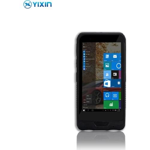 New And cheap 4G Win10 High Performance Industrial Handheld 1D/2D Barcode Scanner 6.0 built-in Receipt Printer