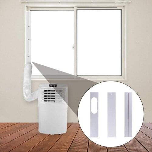Window Adaptor For Portable Air Conditioner Adjustable Window Sealing Plate Window Slide Kit Plate Exhaust Hose Tube Connector