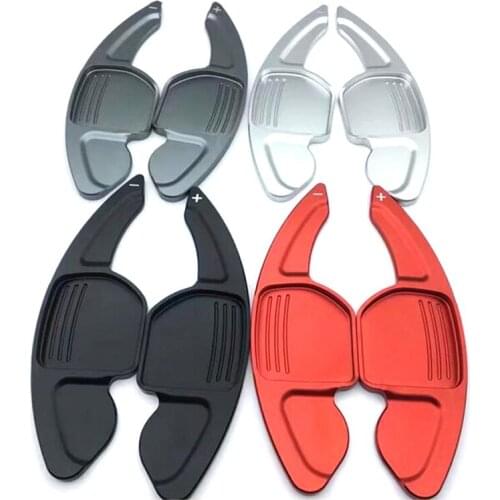 New Style 2pcs/lot Aluminum Steering Wheel Shift Paddles For A3 A4L A5 A6 A7 A8 S5 Q3 Q5 Q7 TT