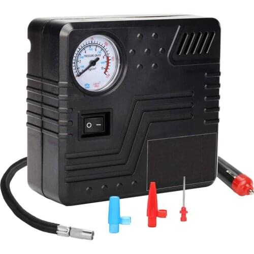 Portable Air Compressor Pump 150 Psi-Dc 12V Auto Tire Inflator Gauge Car Pump With Analog Display,Te-0D
