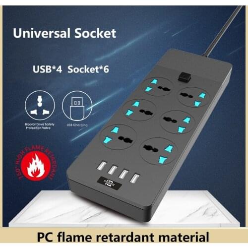16A Socket With USB Universal Power Outlet Multi Function Electrical Socket Electrical Outlet With Usb Switch Eu Socket Panel
