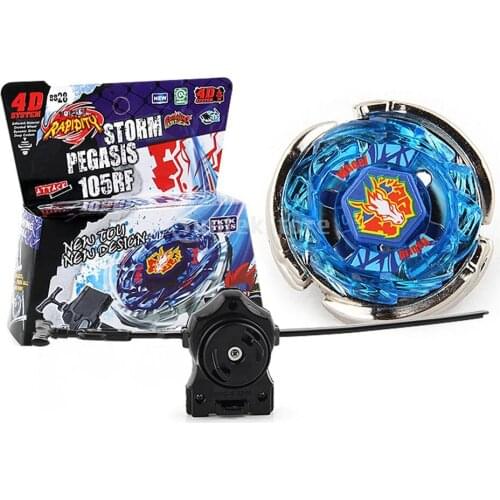 Metal Fusion Storm Pegasis 105RF Spinning Top BB28 w/Launcher Toy Rapidity Set