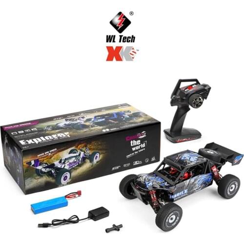 Wltoys 124018 1/12 RC Car 60Km/h 2.4G 4WD High Speed Off-road Crawler RTR Climbing Remote Control Car Kids Toys Christmas Gifts