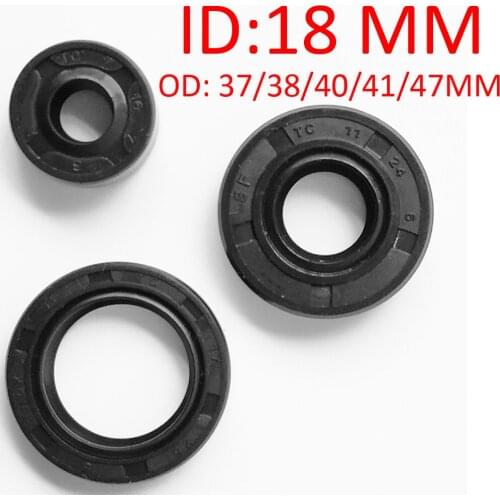 1PC NBR Shaft Skeleton Oil Seal TC Nitrile Rubber Ring Gasket 18*37*8 18*38*7 18*40*10 18*41*10 18*47*10 MM