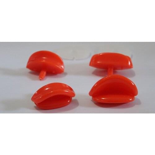 10pcs/lot 42x22mm/47x25mm plastic toy mouth animal duck mouth & hard washer for diy plush doll findings--zise option