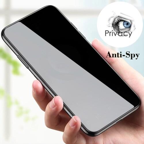 Anti Peep Spy Full Cover Protective Glass for xiaomi MI 9 pro 9T 8SE 8 Lite MI CC9 Redmi K20 pro Privacy Screen Protector Glass