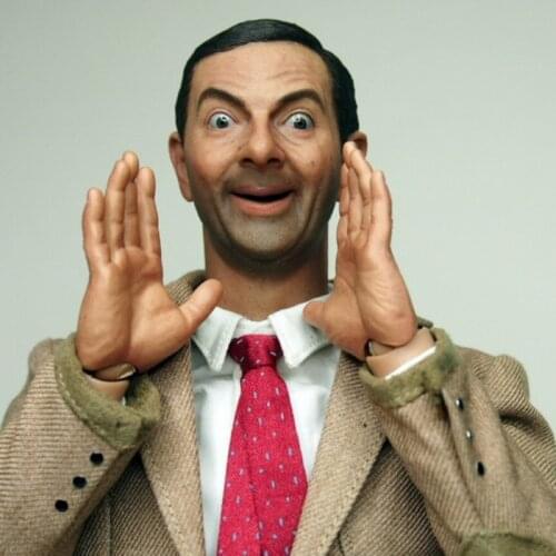 [ESTARTEK] KUMIK 1:6 Mr Bean Costume Suit with Suitcase The Latest Edition Suit for 12" Collectible Action Figure DIY