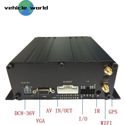 H.264 2.0MP AHD 1080P 4Ch SD Card HDD Vehicle Car Taxi Trailer Truck School Bus GPS WIFI Mobile DVR