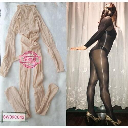 The best ultra smooth and slippery sensation mens colorful Bodystocking SW09c042 Open Crotch
