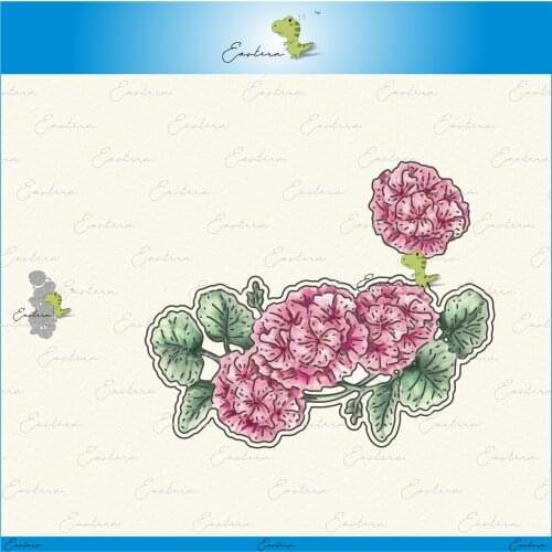 Geranium metal cutting dies 2021 new diy molds Scrapbooking Paper Making die cuts crafts