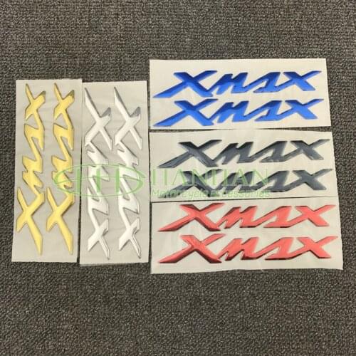 Motorcycle 3D Mark Stickers Tank Decals Applique Emblem Badge Tank Pad Protector Decal For Yamaha X-MAX XMAX X MAX 125 250 300