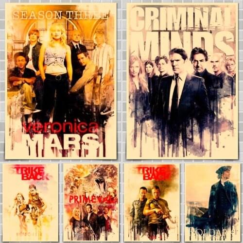 Criminal Minds Season 2 Movie Poster Wall Stickers For Home Room Bar Decor Art