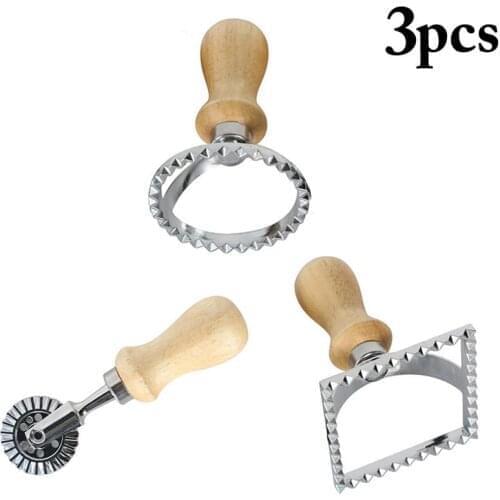 2021 New Pasta Hand-Cutting Machine Embossed Dumpling Embossing Machine Baking Pastry DIY Decor Cookie Mold Roll Wheel Tools