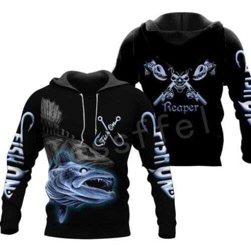 Tessffel New Fashion Animal Marlin Bass Fishing Harajuku casual Pullover 3DPrint Zipper/Hoodie/Sweatshirt/Jacket/Mens Womens s15