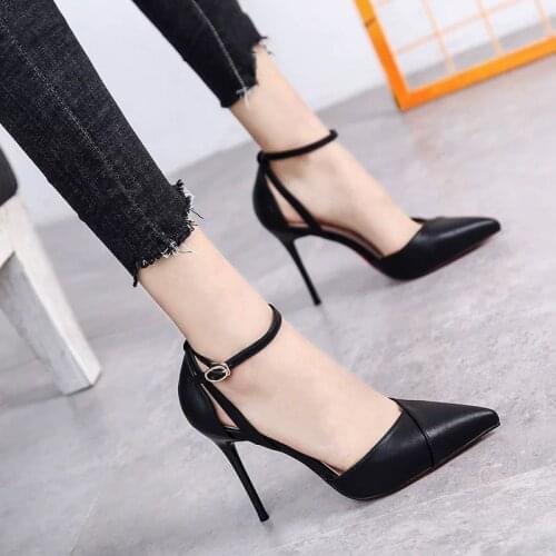 Sexy Ladies High Heels New Lace Wedding Party Office Sandals Womens Shoes Shoes Thin Comfortable Casual Banquet mk8