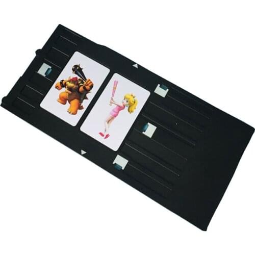 Inkjet PVC ID Card Tray Plastic Card Printing Tray For Epson R230 R300 R200 R340 R210 R350 R220 R310 R320 G700 Free Shipping