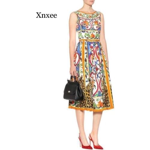 Women Beach Wear Pareo for Summer Dress Spring Autumn Take Tong Long Sleeveless Print Dresses Skirt Restoring Clothing