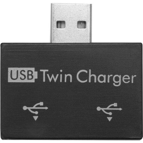 Powstro Mini USB Hub to 2 Port Charger Hub Adapter Hot Sale fashion New USB Splitter for Phone Tablet Computer