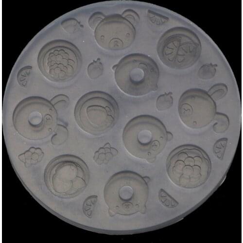 R58E Candy Chocolate Food Dessert Crystal Epoxy Resin Mold Cake Lollipop Silicone Mould DIY Crafts Jewelry Casting Tool