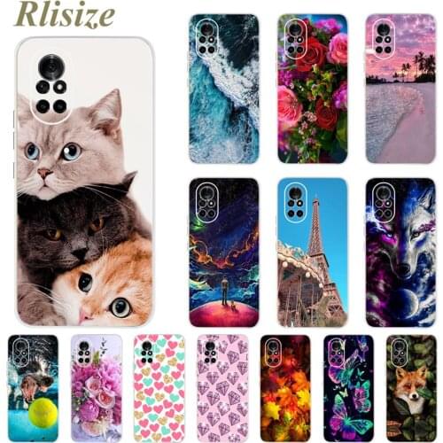 Silicone Case For Huawei Nova 8 5G Case Soft Slim Cute Painted Back Cover For Huawei Nova 8 Pro 5G Phone Cases Nova8 Pro Housing