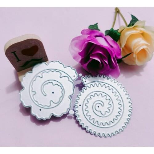 Spiral flower Metal Cutting Dies for DIY Scrapbooking Album Paper Cards Decorative Crafts Embossing Die Cuts