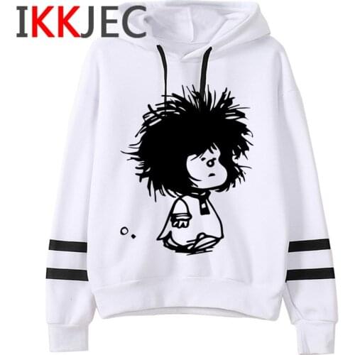 Mafalda hoodies female 2021 printed women pullover Ulzzang