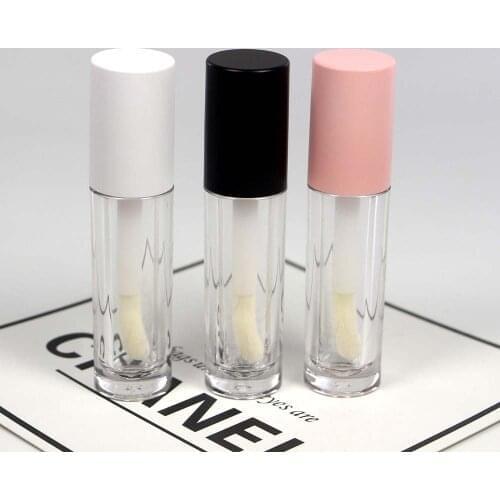 20/50pcs Lip Gloss Tubes with Wand, 5ml Empty Lip Balm Containers Lipstick Tubes Lip Glaze Tubes with Rubber Stoppers
