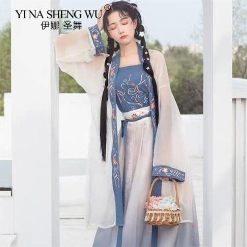 Hanfu Women Costumes Elegant Traditional Chinese Style Cosplay Princess Dress Ancient Folk Tang Suit Fairy Performance Clothing