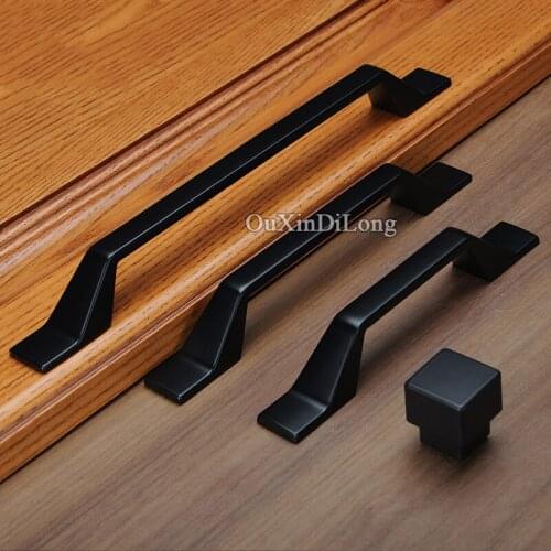 10PCS European Solid Zinc Alloy Kitchen Cabient Door Handles Cupboard Wardrobe Drawer Cabinet Pulls Handles&Knobs