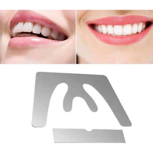 3D Dental Occlusal Maxillary Casting Jaw Fox Plane Plate Stainless Steel Autoclavable Mouth Guard Oral Teeth Whitening Tool