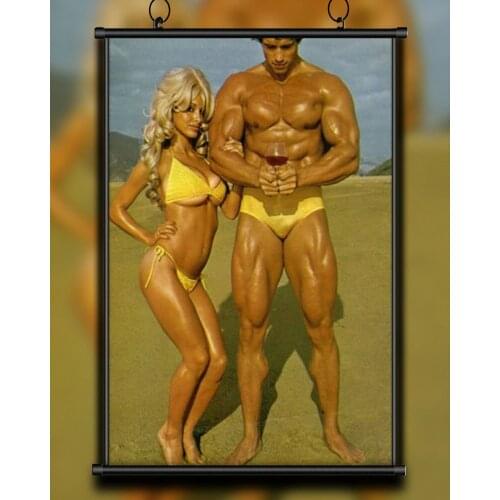 49 Custom Poster Silk Home Deco Arnold Schwarzenegger Bodybuilding Strong Muscle Wall Art Christmas Gift